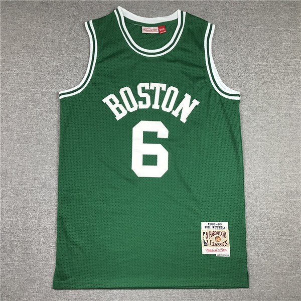 Men Boston Celtics #6 Russell Green 2025 NBA Jersey style 1->boston celtics->NBA Jersey